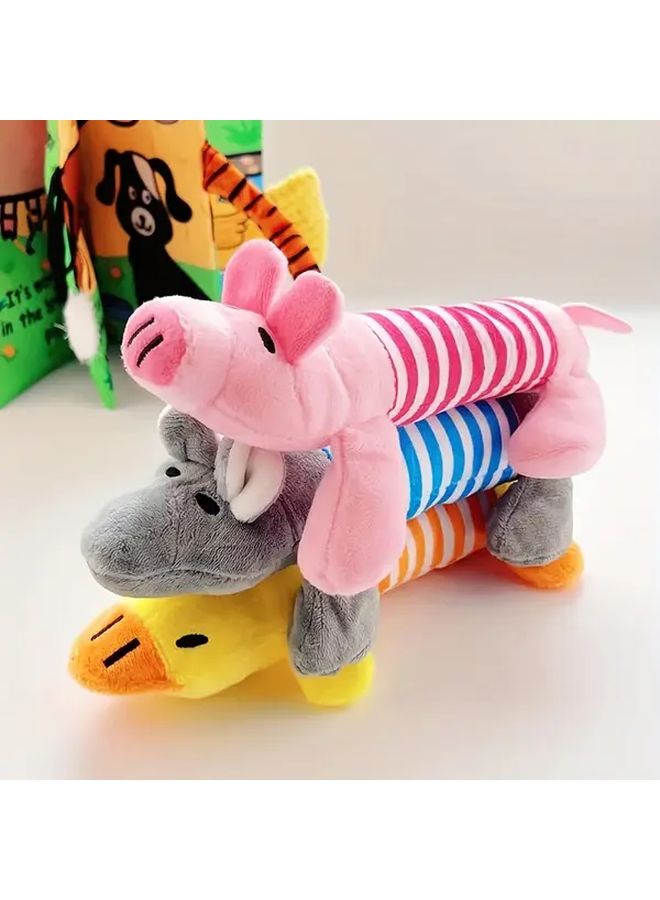 Durable Duck Plush Chew Toy For Small Medium Large Dogs Bite Resistant Pet Teeth Grinding - Image 3
